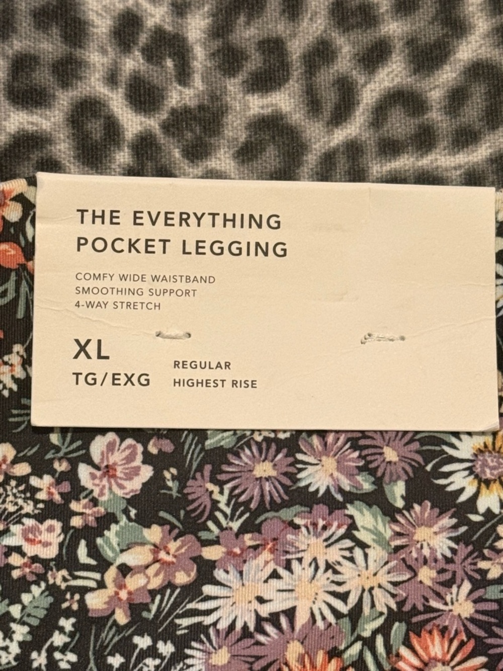 Floral High-Rise Leggings American Eagle Aerie The Everything Pocket Floral NWT - Picture 5 of 10